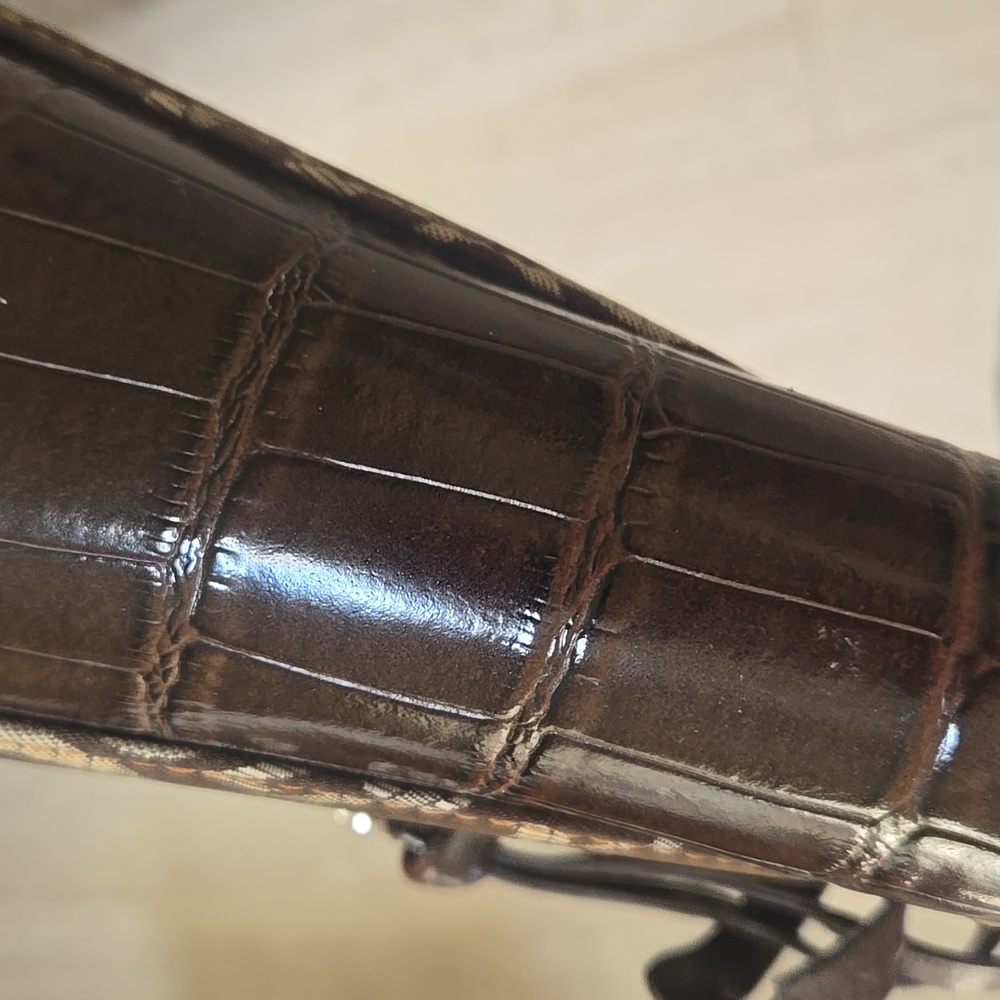 Designer Inspired Versatile Brown Heart-Patterned… - image 6